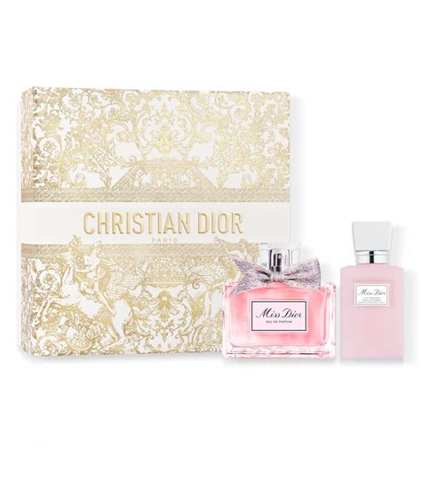 coffret cadeau miss dior|Coffret cadeau Miss Dior : eau de parfum et lait pour le corps .